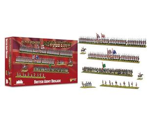 ¡Revolución! - Brigada del Ejército Británico - Miniaturas de Escala épica para Polvo Negro Altamente Detallada Era de la Guerra de Independencia Estadounidense para Juegos de Guerra de Mesa