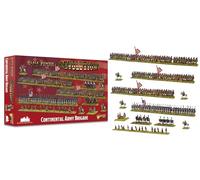 Revolución! - Brigada del Ejército Continental - Miniaturas de escala épica para polvo negro altamente detallada Era de la Guerra de Independencia Americana para juegos de guerra de mesa