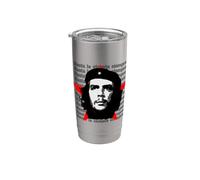 Revolucion Cuba Guerrillero Icono Comunismo Vaso térmico de acero inoxidable de doble pared
