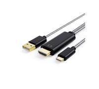 Revoluciona tu tiempo frente a la pantalla con nuestro cable USB-C a HDMI compatible con Thunderbolt 3, diseñado para MacBook y más.