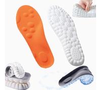 Revolucionaria plantilla ortopédica, plantilla de nubes, plantillas ortopédicas con soporte de arco unisex, desodorante, plantillas transpirables (naranja, 35-36)