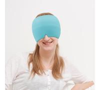 Revolucionario diseño de bolsa de hielo portátil para dolores de cabeza y mejorar la comodidad (una sola capa azul)