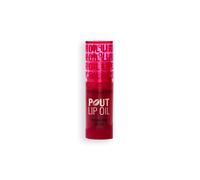 Revolution, Aceite Labial Nutritivo Pout, Aceite de Labios con Color, Brillo Intenso, Acabado No Pegajoso, Vegano y Libre de Crueldad Animal, Cherry Red, 4ml