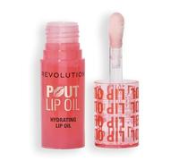 Revolution, Aceite Labial Nutritivo Pout, Aceite de Labios con Color, Brillo Intenso, Acabado No Pegajoso, Vegano y Libre de Crueldad Animal, Juicy Peach, 4ml