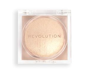 Revolution Beam Bright Highlighter - Iluminador facial efecto glow, fórmula polvo-a-líquido, vegano y libre de crueldad - Bronze Baddie
