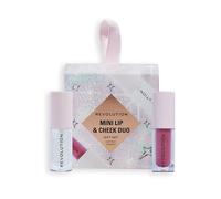 Revolution Beauty Cheek & Lip Set de Regalo, Set con Rubor en Crema, Gloss & Adorno Mini, Vegano & Libre de Crueldad