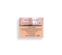 Revolution Beauty London Corrector de cobertura definitiva, color rosa claro
