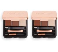 Revolution Beauty London Kit para Esculpir Cejas Medio, 2,2g (Paquete de 2)