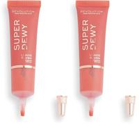 Revolution Beauty London Makeup Superdewy Liquid Blusher, Fard per il viso, altamente pigmentato, formula costruibile, Flushing For You, 15 ml (Paquete de 2)