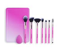 Revolution Beauty London Set de Regalo The Brush Edit, 7 Brochas para Ojos, Iluminador y Rostro, 1 Esponja para Difuminar, 8 Productos Incluidos