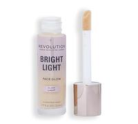 Revolution Bright Light Face Glow, Tinte Iluminador para la Piel, Acabado Radiante, Gleam Light