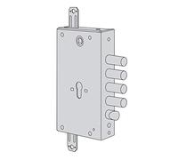 Revolution - Cerradura de cilindro para puerta blindada Cisa B6515-64 mm, 28 mm