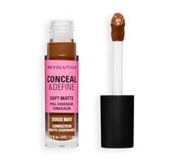 Revolution Conceal and Define Full Coverage Concealer, Corrector Ligero Acabado Mate, C16NW, 3.4ml