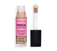 Revolution Conceal & Define Concealer, C10.9W Medio o Bronceado | Cobertura Total, Acabado Mate para Ojeras, Rojeces e Imperfecciones, Vegano y Libre de Crueldad, 3,5ml