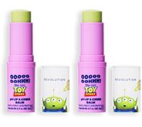 Revolution, Disney's Toy Story x Revolution Bálsamo pH Alien para Labios y Mejillas, Tinte para Labios y Mejillas, de Larga Duración, Vegano y Libre de Crueldad (Paquete de 2)
