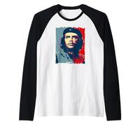 Revolution Ernesto Che Guevara Guerrilla Fighter Poster Camiseta Manga Raglan
