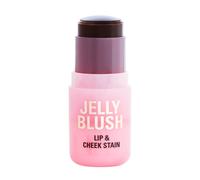 Revolution Beauty, Jelly Blush Stick Labios & Mejillas, Larga Duración, Construible con Ácido Hialurónico & Aloe, Vegano & Libre de Crueldad, Melocotón Naranja