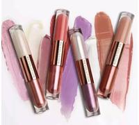 Revolution - Juego de pintalabios líquidos, colección Metallic Rose Gold, 4 tonos nude OPULLENCE
