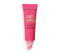 Revolution Juicy Peptide Lip Balm, Bálsamo Labial Hidratante con Péptidos, Escualano y Vitamina E, Vegano y Libre de Crueldad, 8ml, Guava Rum Punch Coral