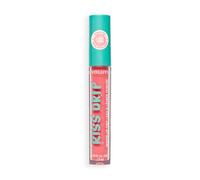 Revolution Kiss Drip Water Lip Tint, Gloss Labial Hidratante con Manteca de Karité & Vitamina E, Color Modulable, Peach Fizz, 3ml