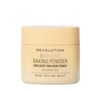 Revolution Loose Baking Powder, Banana | Polvo Fijador de Maquillaje, Cobertura de Larga Duración, Matifica y Reduce el Brillo, Vegano y Libre de Crueldad, 32g