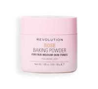 Revolution Loose Baking Powder, Rose | Polvo Fijador de Maquillaje, Cobertura de Larga Duración, Matifica y Reduce el Brillo, Vegano y Libre de Crueldad, 32g