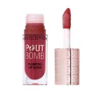 Revolution Beauty, Brillo Voluminizador para Labios, Alto Brillo para Labios Más Llenos y Voluminosos con Ácido Hialurónico y Péptidos, Vegano y Libre de Crueldad, Rosewood Rose Pink