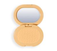 Revolution Powder Pops Instant Blur Setting Powder, Polvo Fijador Efecto Airbrush Inspirado en K-Beauty, Suaviza la Piel y Minimiza Poros, Vegano, Banana Deep, 5 g