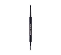 Revolution Precise Brow Pencil, Lápiz de Cejas de Doble Punta con Cepillo para Cejas Definidas y Precisas, Ebony, 0,5 g