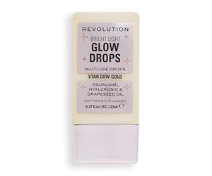 Revolution Pro, Gotas Iluminadoras Bright Light Glow, Acabado Luminoso, Rocío Estelar Dorado, 23ml