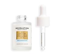 Revolution Pro Miracle 5% Caffeine Solution & HA Under Eye Serum, sérum contorno de ojos, ayuda a reducir ojeras y bolsas, suaviza e hidrata, 30ml