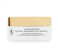 Revolution Pro Miracle Instant Radiant Eyes Renewal Patches - Parches hidratantes y refrescantes para el contorno de ojos con colágeno y cafeína, veganos y libres de crueldad