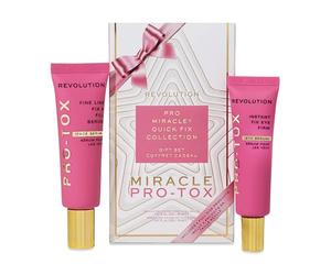 Revolution Pro Miracle Pro-Tox Quick Fix Skincare Collection, Dúo Facial para una Piel más Firme, Fresca y Radiante, Vegano y Libre de Crueldad Animal