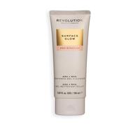 Revolution Pro Miracle Surface Glow Gel iluminador con AHA & BHA, 150 ml | Gel que se transforma en espuma, 2 en 1 con AHA & BHA, exfolia para una piel luminosa y uniforme, vegano y libre de crueldad