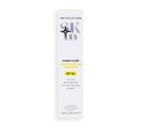 REVOLUTION, Revolution Skin Sunray Glow Protección Diaria Crema Solar Spf 50+ Con Vitamina C, Mujer, Blanco crema, Talla: FASUL