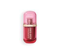 Revolution Superdewy Liquid Blush Burst - Rubor líquido de cobertura buildable para mejillas, fórmula sérum con péptidos y ácido hialurónico, vegano - Rose All Day Dusty Pink - 4,2 ml