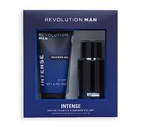 Revolution Set de Eau De Toilette y Gel de Ducha Intense para Hombre, Eau De Toilette Intense de 100 ml y Gel de Ducha Intense de 150 ml Incluidos