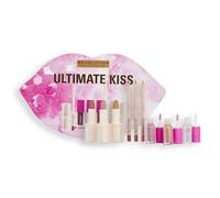 Revolution Set de Regalo Ultimate Kiss, Gloss Labial, Barras de Labios y Perfiles Labiales Incluidos, 9 Productos en Total