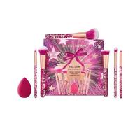 Revolution Set Regalo de Brochas de Maquillaje Full Look, Colección de 7 Piezas para Ojos, Rostro y Mejillas con Esponja, Vegano y Libre de Crueldad Animal