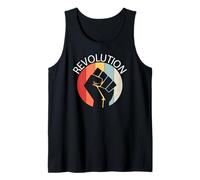 Revolution Shirt Retro 70's Vintage Political Protest Camiseta sin Mangas