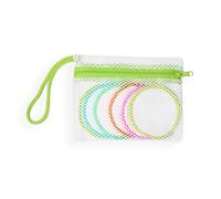 Revolution Skin Microfibre Cleansing Rounds, Pack de 7 discos desmaquillantes reutilizables de microfibra