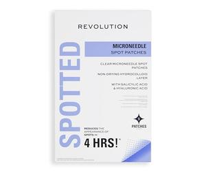 Revolution Skin, Microneedle Hydrocolloid Spot Patches, Reduces Appearance of Blemishes, Contains Hyaluronic & Salicylic Acid, 9 Patches