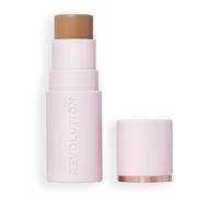 Revolution Skin Silk Bronzer Stick, Light Sunkissed | Color Modulable para Mejillas, Ojos y Labios, Fórmula Crema a Polvo, Vegano y Libre de Crueldad, 4,5g