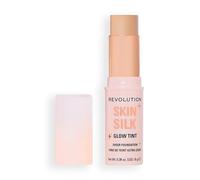 Revolution Skin Silk Glow Tint Barra de Base Ligera - Piel Radiante, Disimula Imperfecciones y Suaviza Líneas Finas, Tono Light Neutral, 8g