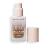 Revolution Skin Silk Serum Foundation, F13.5NC Bronceado-Oscuro | Cobertura Modulable, con Ácido Hialurónico Hidratante para un Acabado Natural, Vegano y Libre de Crueldad, 23ml