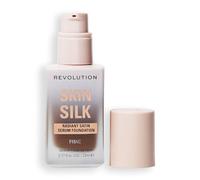 Revolution Skin Silk Serum Foundation, F15NC Dark Skin Tones | Cobertura Modulable, con Ácido Hialurónico Hidratante para un Acabado Natural, Vegano y Libre de Crueldad, 23ml