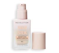Revolution Skin Silk Serum Foundation, F1N Tonos de Piel Claros | Cobertura Modulable, con Ácido Hialurónico Hidratante para un Acabado Natural, Vegano y Libre de Crueldad, 23ml