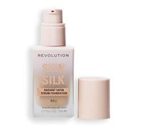 Revolution Skin Silk Serum Foundation, F7NC Tonos de Piel Claros | Cobertura Modulable, con Ácido Hialurónico Hidratante para un Acabado Natural, Vegano y Libre de Crueldad, 23ml