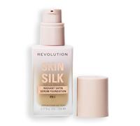 Revolution Skin Silk Serum Foundation, F9W Tonos de Piel Medios | Cobertura Modulable, con Ácido Hialurónico Hidratante para un Acabado Natural, Vegano y Libre de Crueldad, 23ml