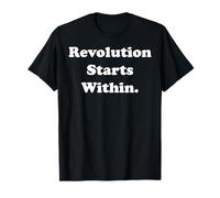 Revolution Starts Within Empowerment Message Camiseta